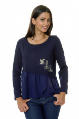 Bluza Dama Bleumarin - DelicateBlue foto