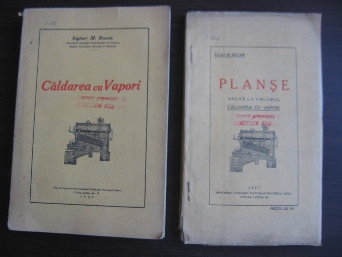 CALDAREA CU VAPORI+ ANEXE = INGINER M.BACAN // 1927,SEMNATA OLOGRAF DE AUTOR foto mare CALDAREA CU VAPORI+ ANEXE = INGINER M.BACAN // 1927,SEMNATA OLOGRAF DE AUTOR foto mare