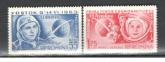 Romania.1963 Cosmonautica-Vostok 5 si 6 YR.342 foto