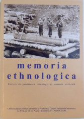 MEMORIA ETHNOLOGICA - REVISTA DE PATRIMONIU ETHNOLOGIC SI MEMORIE CULTURALA , AN XVII , NR. 64 - 65 , IULIE - DECEMBRIE 2017 foto