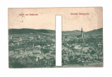 CP Medias - Panorama, 1908, circulata, Printata