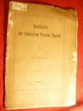 Ion Barbovescu - Istoria Provinciei Romane Dacia- Prima Ed.1885 in lb. germana