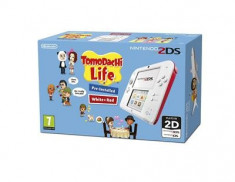 Consola Nintendo 2Ds White And Red With Tomodachi Life foto