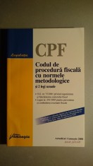 Codul de procedura fiscala cu normele metodologice si 2 legi uzuale O.G.75/01, L241/05