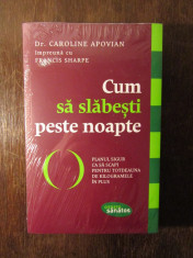 Cum Sa Slabesti Peste Noapte - Caroline Apovian foto