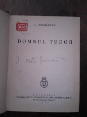 C.ARDELEANU- DOMNUL TUDOR,1934 + M.SADOVEANU-VIATA LUI STEFAN CEL MARE,1934 + foto