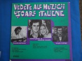 VEDETE ALE MUZICII USOARE ITALIENE, VINIL, Pop, electrecord