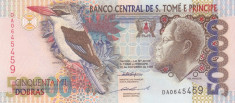 Bancnota Sao Tome si Principe 50.000 Dobras 1996 - P68a UNC foto