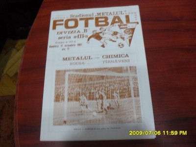 program Metalul Bocsa - Chimica Tirnaveni foto