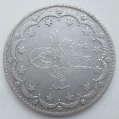 Sublimul Stat Otoman - 20 Kurus 1878 - Argint foto