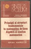 Algebra si analiza matematica-Rodica Trandafir