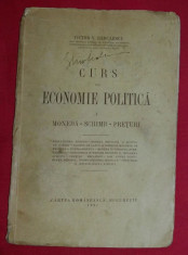 Victor V. Badulescu - Curs de economie politica 1931 foto