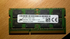 Ram laptop 8GB Micron PC3-12800 DDR3 1600Mhz MT16KTF1G64HZ-1G6E18GB PC3L 1.35V foto