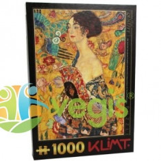 Puzzle 1000 Gustav Klimt - Lady With a Fan (66923-03) foto