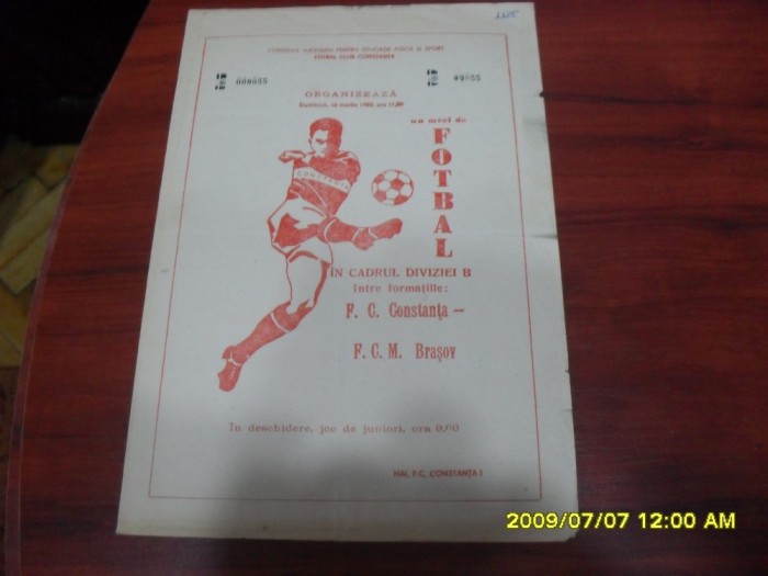 program FC Constanta - FCM Brasov foto mare program FC Constanta - FCM Brasov foto mare