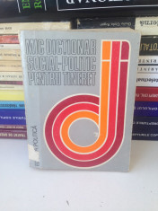 Mic dictionar social-politic pentru tineret/colectiv/1981 foto