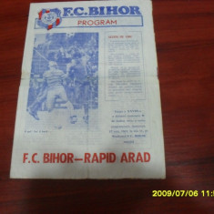 program FC Bihor - Rapid Arad