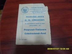 program U.M. Timisoara - Muresul Deva