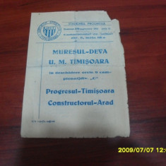 program U.M. Timisoara - Muresul Deva