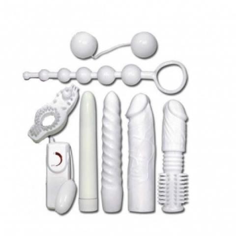 Set Vibratoare White Sensation foto mare Set Vibratoare White Sensation foto mare