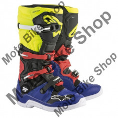 MBS ALPINESTARS STIEFEL TECH5, blau-schwarz-gelbfluo-rot, 11=45.5, Cod Produs: 2015015715311AU foto