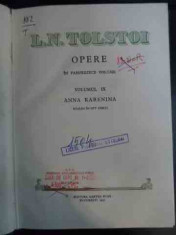 Opere Vol Ix Anna Karenina - Roman In 8 Parti - L. N. Tolstoi ,541847 foto