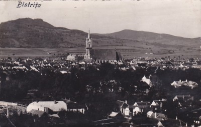 BISTRITA VEDERE GENERALA,1938,ROMANIA. foto