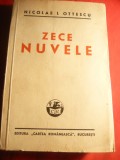 N.I.Ottescu - Zece Nuvele - Prima Ed. 1940 -Cartea Romaneasca ,220 pag