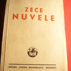 N.I.Ottescu - Zece Nuvele - Prima Ed. 1940 -Cartea Romaneasca ,220 pag