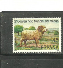 Spania 1986 - OAIE MERINOS, timbru nestampilat, C61 foto