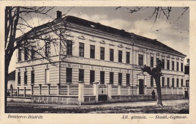 BISTRITA SCOALA, CIRCULATA 1940 ,OCCUPATIA MAGHIARA!,ROMANIA. foto