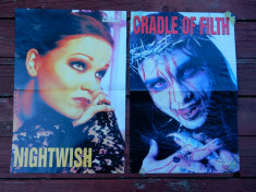 poster fata/verso 56/41cm Metal Hammer (Black Sabbath/Nightwish/Cradle of Filth) foto