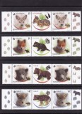 2012 LP1960 LP 1960 c PUI DE ANIMALE SALBATICE STRAIF SERIE+SERIE VINIETE MNH