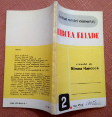 Mircea Eliade comentat de Mircea Handoca - Editura Recif, 1993 foto