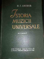 Istoria Muzicii Universale Vol. 2 Partea Ii - R. I. Gruber ,539976 foto