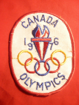Ecuson Olimpic Canada 1976 , h= 11 cm foto