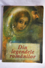 Din legendele romanilor - carte copii, Ed. Ion Creanga, 1990, format mare foto
