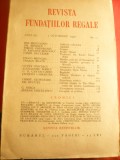 Revista Fundatiilor Regale 1oct.1936 ,cu I.Minulescu ,Gh.Braescu ,V.Gheorghiu sa