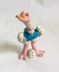 Figurina romaneasca anii 80, strut din Muppets Show, cauciuc, 6cm foto