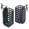 Cos Feeder Pescuit Rectangular SS 80g Metalic 25x20x45mm Momitor Accesorii Feeder