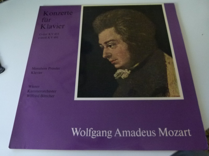 Mozart - kv 453, 491 - Wiener kammerorch. -vinyl