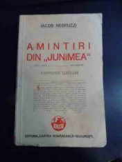 Amintiri Din Junimea - Iacob Negruzii ,541052 foto