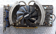 Placa video MSI N460 GTX Cyclone OC 1GB 256bit DDR5 foto