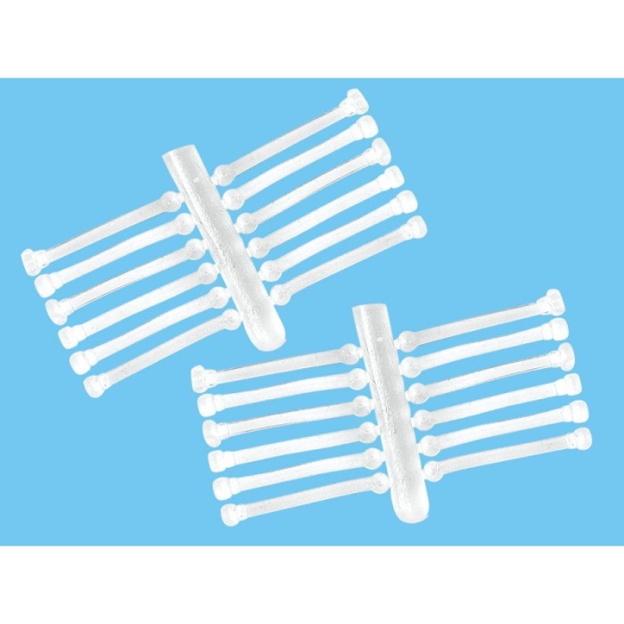 Set 24 bucucati &quot;fir de par&quot; silicon