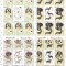 ROMANIA 2012 LP 1949 d RASE DE CAINI SET 4 MINICOLI DE 8 TIMBRE + 1 VINIETA MNH