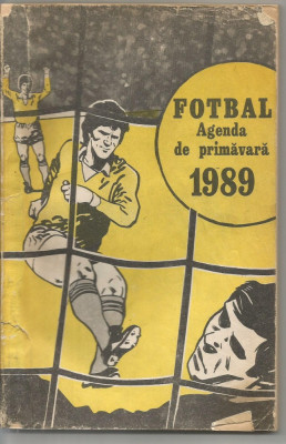 6A() Fotbal Agenda de primavara 1989 foto