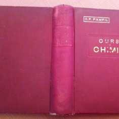 Curs de chimie. Cu o dedicatie semnata de autor. Cluj, 1928 - G.P. Pamfil