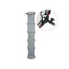 Juvelnic Pescuit Baracuda N10, 2m, Inele Metalice, Plasa Deasa, Diametru 40cm, Dispozitiv Ancorare Aluminiu