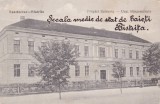 BISTRITA SCOALA DE BAIETI,1917,ROMANIA., Necirculata, Fotografie