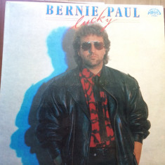 bernie paul lucky 1987 album disc vinyl lp muzica pop rock supraphon records VG+